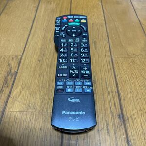 Panasonic純正テレビリモコン動作確認済 型番.N2QAYB000588 10112A パナソニック Panasonic テレビ リモコン 単三2個使用　美品