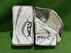 1●763　アイスホッケー防具　ゴーリー　リーボック　Rbk　Reebok Premier II　グローブ　※状態要確認下さい※　中古 [札幌/店頭引取OK!]