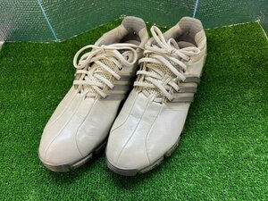 1★191 中古 ゴルフシューズ《adidas/アディダス》ホワイト 23㎝ レディース [店頭引取OK!!札幌市]