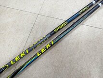 4☆1682 未使用《LEKI/レキ》ノルディックポール SPペーサーバリオシャーク ブラック 110(105-115㎝) TRIGGER【店頭引渡しOK！美しが丘店】_画像2