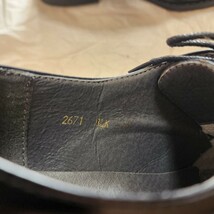 革靴 紳士靴 ビジネスシューズ 黒 レザーシューズ ローファー ブラック 靴 くつ 41サイズ(25.5)_画像6