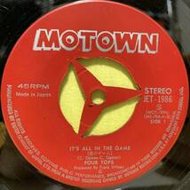 ■ザ・フォー・トップス■恋のゲーム■'70■Four Tops■即決■洋楽■EPレコード_画像3