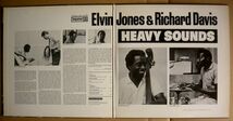 ★【ELVIN JONES & RICHARD DAVIS】国内盤LP/ELVIN JONES & RICHARD DAVIS HEAVY SOUNDS エルビンジョーンズ/リチャードデイビス _画像7