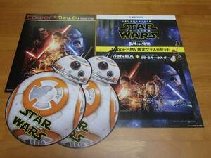 【チラシ】『スター・ウォーズ フォースの覚醒 MovieNEX』3種4点セット/BB-8型チラシ/小冊子8P/STAR WARS