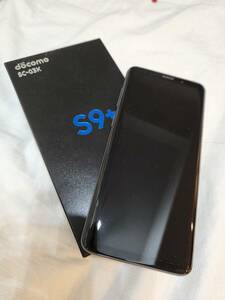 ☆送料無料☆美品 SC-03K Galaxy S9+ チタニウムグレイ SIMロック解除済 充電ケーブル等同梱品未使用 白ロム DoCoMo SAMSUNG