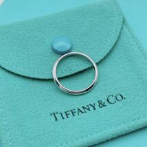 【極美品】Tiffany & Co. リング　ナイフエッジ　pt950 約10号_画像2