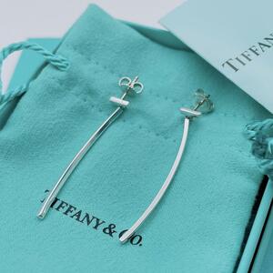 【極美品】Tiffany & Co. 希少　Tスマイル　ピアス　ワイヤー