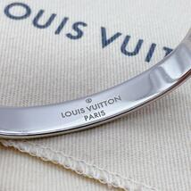 LOUIS VUITTON バングル　シルバー　ナノグラム　Sサイズ_画像8