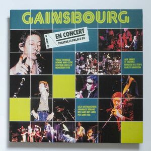 【LP/リプロ盤】Serge Gainsbourg / En Concert Theatre Le Palace 80