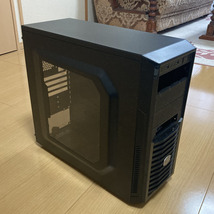 【5800円即決！送料無料】COOLER MASTER ミドルタワー型PCケース K282 RC-K282-KWN1-JP USB3.0 自作用 ケースファン・ネジ・元箱付 中古品_画像4