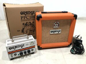 ORANGE MICRO TERROR ギターアンプ オレンジ マイクロテラー PPC108 ギターキャビネット●E084T267