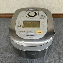 ☆通電OK！Panasonic パナソニック IHジャー炊飯器 SR-HB101 2011年製 5.5合炊き シルバー 家電 アンティーク コレクション 保管品_画像1