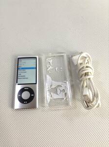S4077●Apple アップル iPod nano アイポッド ナノ 第5世代 16GB A1320 MC060J デジタルオーディオプレーヤー 【リセット済み】