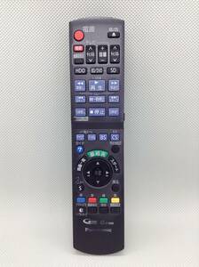 C487●Panasonic パナソニック ブルーレイレコーダー用 BD用 リモコン N2QAYB000554 対応 DMR-BR585-K DMR-BWT2100K DMR-BW695他