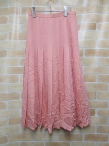 BLAMINKbla mink pleated skirt waste to belt pink 36 111372985#5