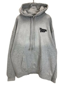 younger song ヤンガーソング foaming universal logo hoodie　パーカー グレー L 44799667