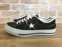 日本製 CONVERSE コンバース スエードスニーカー ONE STAR J SUEDE ワンスター 520027 ブラウン系 8 1/2 33815166＃5_画像3