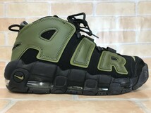 NIKE ナイキ AIR MORE UPTEMPO 96　DH8011-001 カーキー　ブラック UK10　29cm 44797203_画像4