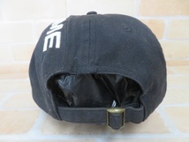 SUPREME シュプリーム キャップ 帽子 ロゴ ブラック 111376289_画像3