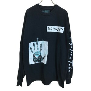 NEIGHBORHOOD ネイバーフッド 18AW DR WOO/C-TEE.LS 182LBDWN-LTM01S ドクター ウー ロングスリーブ ブラック ロンT 長袖 M 44793237＃4