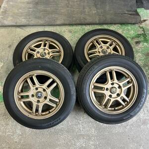 5穴■R racing 15インチ 195/65R15 4本■020602R