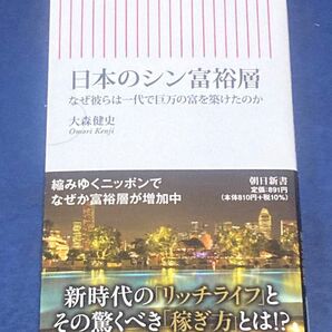 日本のシン富裕層　なぜ彼らは一代で巨万の富を築けたのか （朝日新書　８８２） 大森健史／著