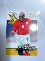 futera PLATINUM2001 WORLD STARS FIRST CLASS SOL CAMPBELL BESE CARD 4 ソル キャンベル フテラ プラチナム イングランド_画像1