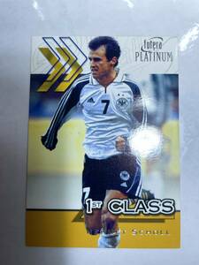 futera PLATINUM2001 WORLD STARS FIRST CLASS MEHMET SCHOLL BESE CARD 27 メーメット ショル フテラ プラチナム ドイツ