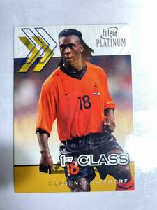 futera PLATINUM2001 WORLD STARS FIRST CLASS CLARENCE SEEDORF BESE CARD 28 クラレンス セードルフ シードルフ フテラ プラチナム 