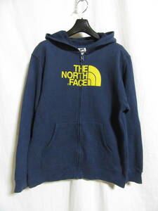 ☆☆送料無料☆☆THE NORTH FACE☆ザノースフェイス☆ブランドロゴプリントZIPパーカー☆BOY'S L☆ストリート☆B9