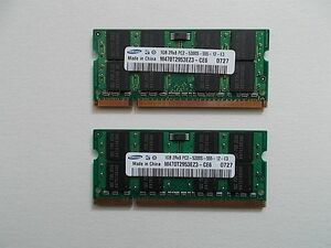 中古品 SAMSUNG 1GB 2R×8 PC2-5300S-555-12-E3 2枚 計2GB (0727)