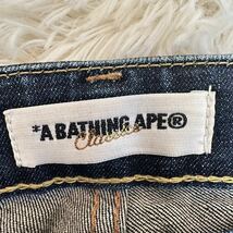 【A BATHING APE】アベイシングエイプ XXS デニムパンツ ジーンズ 2_画像8