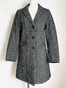 【送料込】LAVENHAM ◇ コート ◇ レディース服【6433419】ラベンハム M ダークグレー / 大人 グレンチェック ツィード キルティング 冬 春