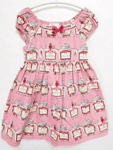 [ включая доставку ][ Kids / ребенок ] Shirley Temple Shirley Temple сладости - pot One-piece 110cm персик цвет розовый хлопок хлопок /n47170