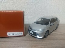 1/30 トヨタ カローラフィールダー 後期型 カラーサンプルミニカー シルバーメタリック 非売品 箱付き_画像4