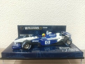 ミニチャンプス 1/43 ウイリアムズ BMW FW24 R・シューマッハ 2002 後半戦仕様