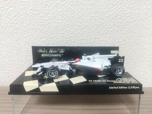 ミニチャンプス 1/43 ザウバー C29 小林可夢偉 2010 ドイツGP ザウバー40周年