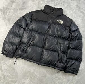 1円　良品　ザノースフェイス　THE NORTH FACE ヌプシ　ダウンジャケット　700フィル　ブラック　黒　Lサイズ　5365