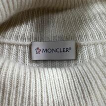 1円　美品　モンクレール　MONCLER タートルネック　ニット　カシミヤ混　ボーダー　クリーム系　マグリア　XLサイズ　[6843]_画像4