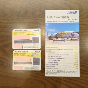 ANA　株主優待券　2枚　2024/11/30まで有効　飛行機　割引 半額　50%割引　日本航空