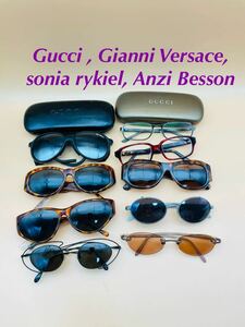 HM01 Gucci , Gianni Versace, sonia rykiel, Anzi Bessonメガネ サングラス　まとめ　日本製　イタリア　フレーム　金額　プラスチック