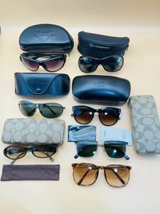 QA15 COACH/ Bvlgari/ Blackfly/ Vonzipper/ Police/ shisedo メガネ サングラス まとめ　イタリア製　プラスチック　ブランド 