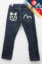 3P5348/エヴィスドンナ デニムパンツ 上野限定パンダ EVISU DONNA_画像1