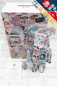 2A7199/MEDICOM TOY BE@RBRICK 9090×S.H.I.P&crew 100%&400% メディコムトイ ベアブリック