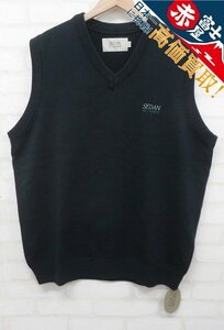 7T9396-1/ не использовался товар SEDAN ALL-PURPOSE 23FW TECH LOGO KNIT VEST SD23F-CT01 седан все pa- Pas вязаный лучший 