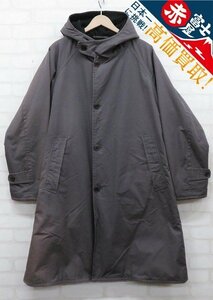 3J3573/COMOLI 15F-04003 HOODED COAT コモリ フーデッドコート