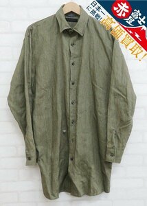 7T9901/junhashimoto Linen Shop Coat 1062010012 ジュンハシモト リネンショップコート