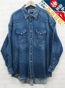 7T9821/N.HOOLYWOOD×WRANGLER COMPILE DENIM SHIRT WS9285 エヌハリウッド ラングラー デニムシャツ