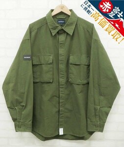 8T0039/DESCENDANT PARA RIPSTOP LS SHIRT ディセンダント パラリップスストップシャツ