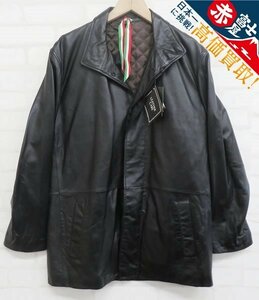 3J3649/未使用品 DOSHISHA シープスキンレザージャケット ドウシシャ